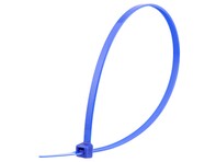 Picture of 11 7/8 Inch Blue Standard Nylon Cable Tie - 100 Pack