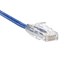 1 Feet Blue Booted CAT6 Mini Ethernet Connector - 0 of 3