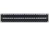 Picture of 48 Port Cat 6 Rack Mount Patch Panel - 2U, TAA Compliant, RoHS Compliant