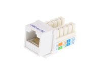 Picture of Cat 6A SpeedTerm™ Keystone Jack 90 Degree - White