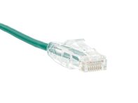 1.5 FT Green Booted CAT6 Mini Patch Cable 