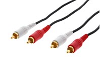 Picture of 18 FT Gold RCA Audio Cable - Stereo