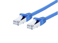 Picture of CAT8 Patch Cable - 1 FT, Blue, Booted