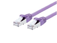 Picture of CAT8 Patch Cable - 1 FT, Purple, Booted