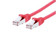 Picture of CAT8 Patch Cable - 1 FT, Red, Booted