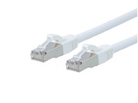 Picture of CAT8 Patch Cable - 1 FT, White, Booted