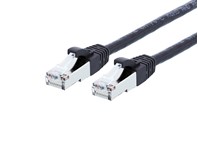 Picture of CAT8 Patch Cable - 10 FT, Black, Booted