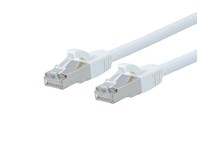 Picture of CAT8 Patch Cable - 10 FT, White, Booted