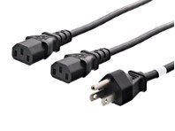 Picture of 10 FT Splitter Power Cord C13 "Y" - 16 AWG