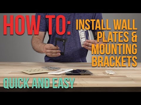 How To: Install a Wall Frame Mounting Bracket and Wall Plate