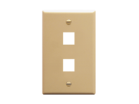 Picture of Faceplate Oversized 2-port Ivory