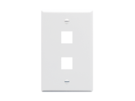 Picture of Faceplate Oversized 2-port White