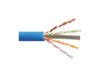 Picture of Solid Cat 6a UTP 650 Mhz Plenum Cable - Blue - 1000 FT