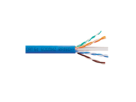 Picture of Solid Cat 6e UTP 350 MHz Plenum Cable - Blue - 1000 FT