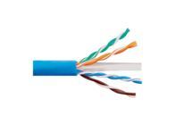 Picture of Solid Cat 6e UTP 600 MHz Riser Cable - Blue - 1000 FT