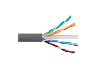 Picture of Solid Cat 6e UTP 600 MHz Riser Cable - Gray - 1000 FT