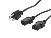 Picture of 6 FT Splitter Power Cord C13 "Y" - Standard System